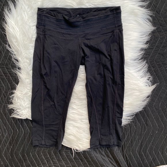 prAna Olympia Knicker Capri Legging Black - Picture 1 of 5